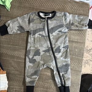 Little Bipsy Gray Camouflage Kids One Piece
